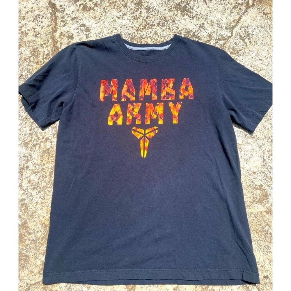 Kobe Bryant Mamba Army Black Logo Graphic Mens